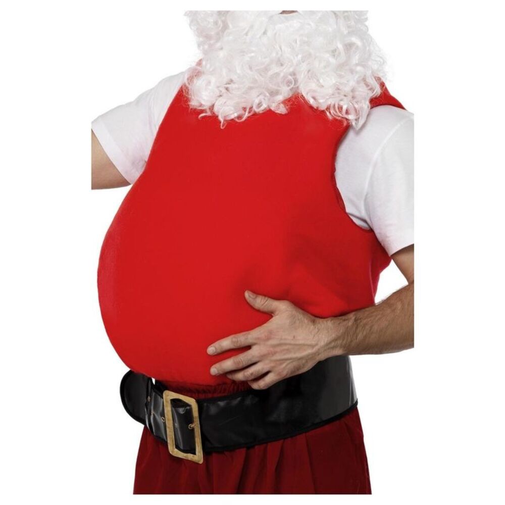 Smiffys Unisex Adult Santa Christmas Belly Stuffer / Red